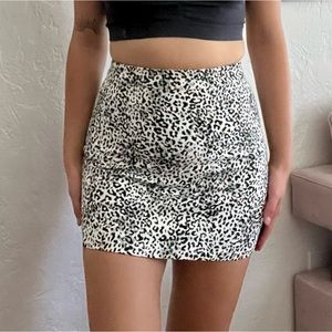 Cheetah Print mini skirt